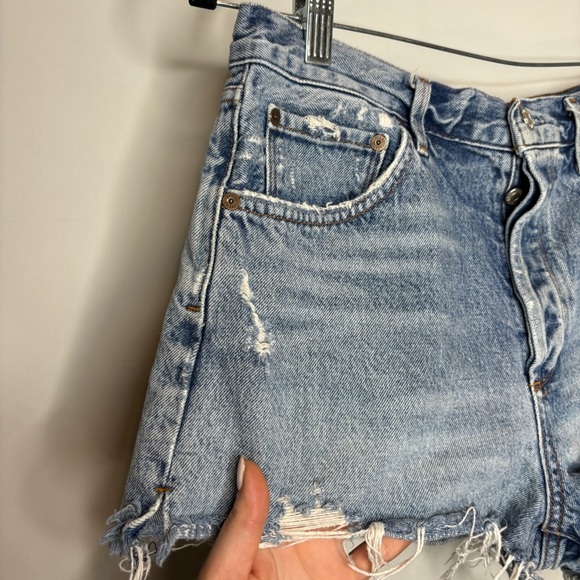 AGOLDE Jaden Short in Surreal - Picture 5 of 8